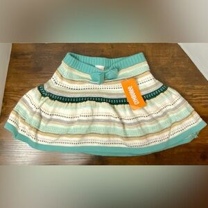 Gymboree Girls Multi Striped Knit Sweater Skirt Size 5T NWT